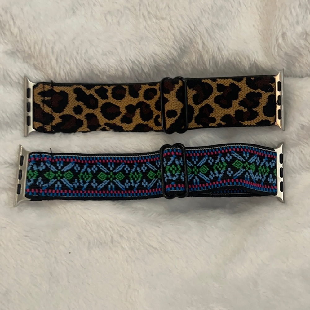 New set/2 stretchy adj watch bands
